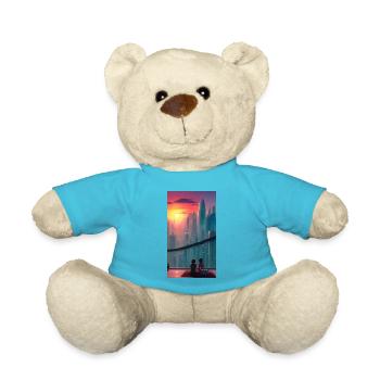 Kosmische Reflexion - Teddy - Atollblau - Vorne