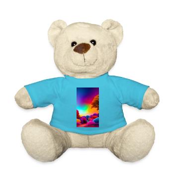 Leuchtendes Farbspektakel - Teddy - Atollblau - Vorne