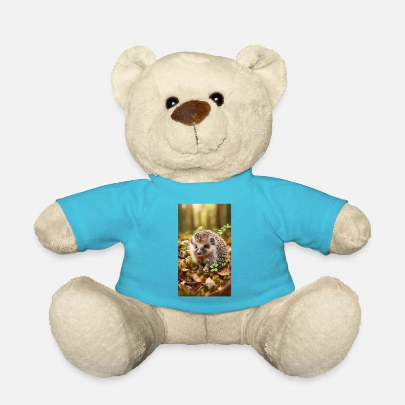 Hedgehog - Teddy Bear - atoll blue