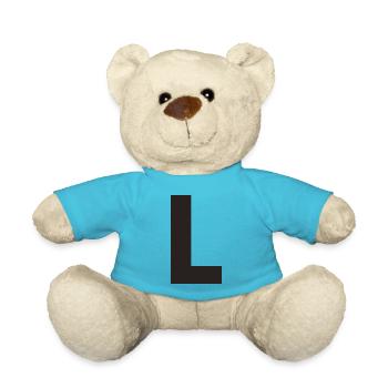 L - Teddy Bear - atoll blue - Front