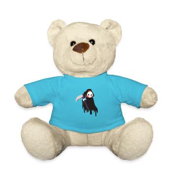 Grim Reaper - Halloween - Teddy Bear - atoll blue - Front