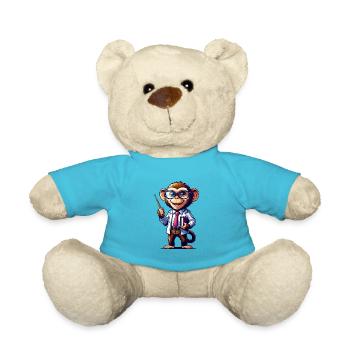 Cute Monkey Teacher - Teddy - Atollblau - Vorne