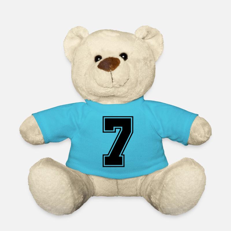 7 - Teddy Bear - atoll blue