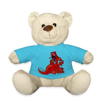 Good Morgääääähn! - Teddy Bear - atoll blue - Front