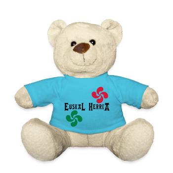 Euskal Herria - Lauburu - Nounours - bleu outremer - Devant
