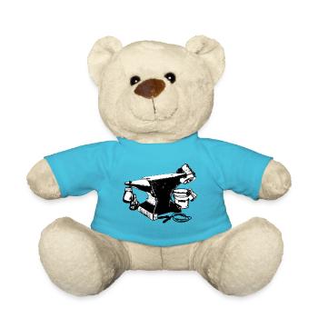 The anvil - Teddy Bear - atoll blue - Front