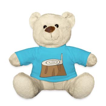 trunk - Teddy Bear - atoll blue - Front
