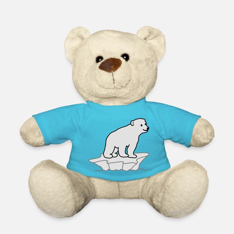Eisbaer - Teddy - Atollblau