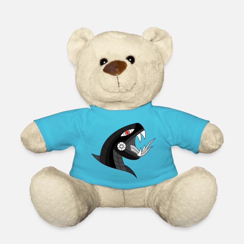Dunkle Schlange - Teddy - Atollblau