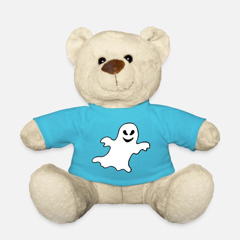Gespenst Geist Halloween Erschrecken - Teddy - Atollblau