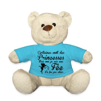 la fée pas chier - Teddy Bear - atoll blue - Front