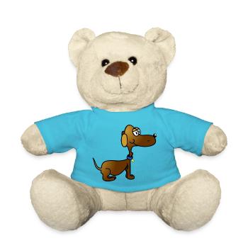 dachshund - Teddy Bear - atoll blue - Front