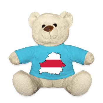 Silhouette of Belarus - Teddy - Atollblau - Vorne