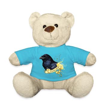 Raven - Teddy Bear - atoll blue - Front