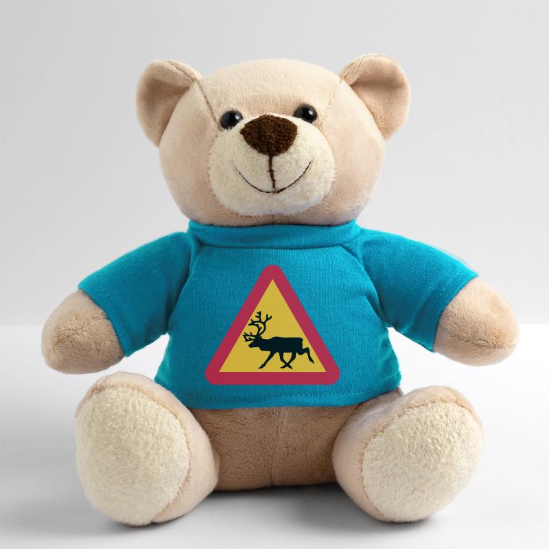 Panneau d'avertissement de renne Nounours