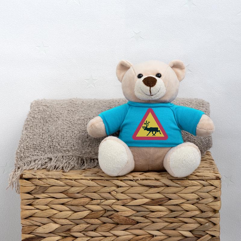 Panneau d'avertissement de renne Nounours