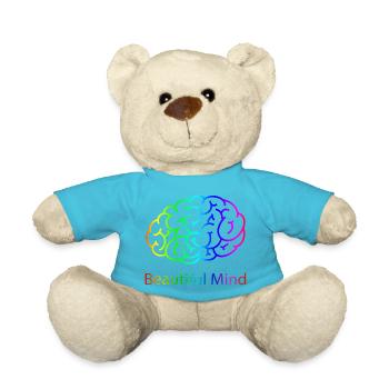 Beautiful Mind - Teddy Bear - atoll blue - Front