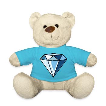Diamant - Nounours - bleu outremer - Devant