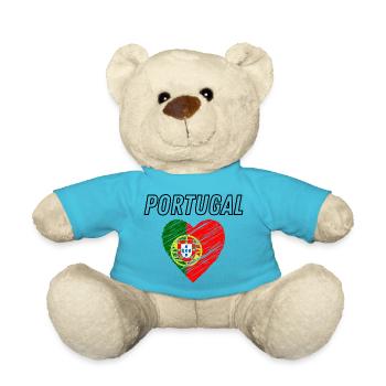 Portugal drapeau football soccer foot pays - Nounours - bleu outremer - Devant