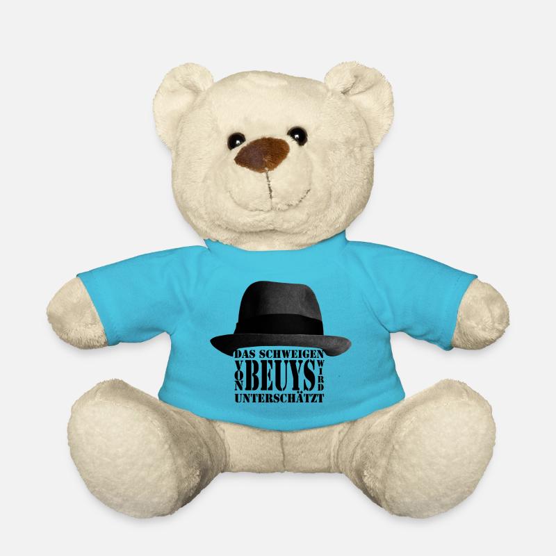 Das Schweigen von Joseph Beuys wird unterschätzt - Teddy - Atollblau
