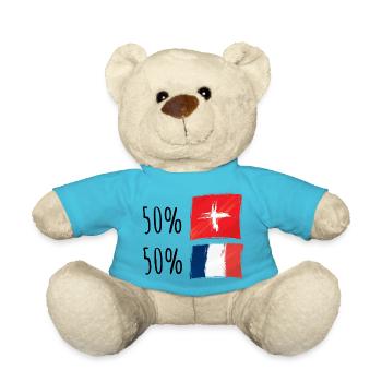 Halb französisch / halb schweizerisch - Teddy - Atollblau - Vorne