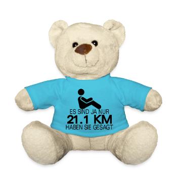 Triathlon Swim Bike Run Marathonun - Teddy - Atollblau - Vorne