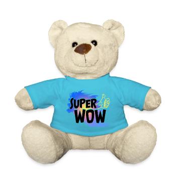 Super Wow - Teddy Bear - atoll blue - Front