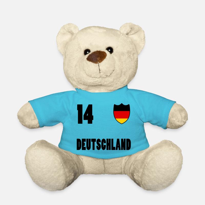 wm trikot 14 deutschland - Teddy - Atollblau