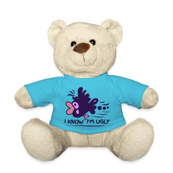Freundschaft - -Funny - Teddy - Atollblau - Vorne