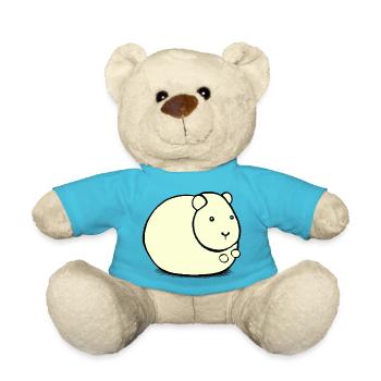 Hamster mignon animal rongeur animaux drôle animal 4 - Nounours - bleu outremer - Devant