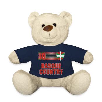 Basque Country Football Team - Teddy Bear - french navy - Front