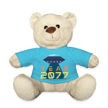 UFO - Teddy Bear - atoll blue - Front