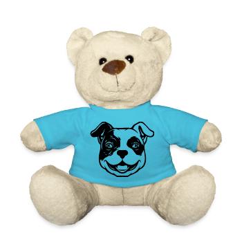 CHIEN CHAT ANIMAL DE COMPAGNIE - Nounours - bleu outremer - Devant