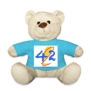 Alles ist 42 - Teddy - Atollblau - Vorne