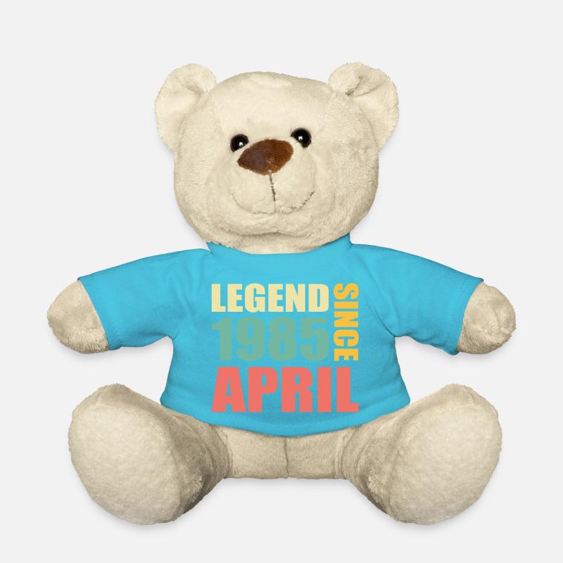 38e anniversaire avril Né en 1985 Idée cadeau - Nounours - bleu outremer