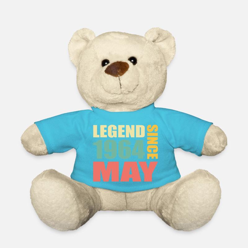 59. Geburtstag Mai Jahrgang 1964 Geschenkidee - Teddy - Atollblau