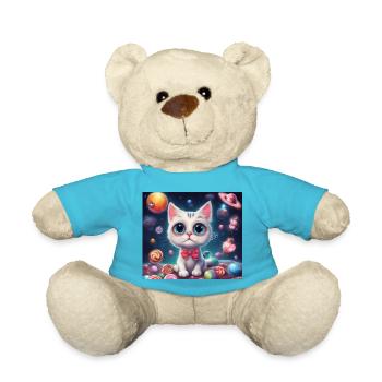 Katze Katze Katze - Teddy - Atollblau - Vorne