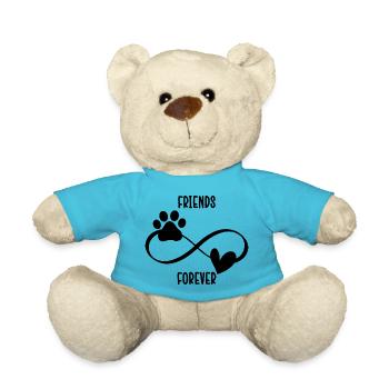 Funny Dogs Picture Pet Dog Lover - Teddy Bear - atoll blue - Front
