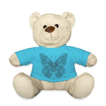 Schmetterling - Teddy - Atollblau - Vorne