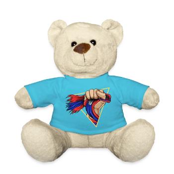 Laos Lao Laotian Flag Elephant Lao I Cadeau - Nounours - bleu outremer - Devant