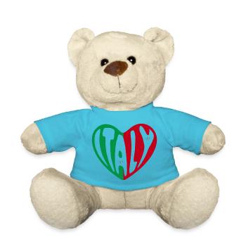 Italy heart - Nounours - bleu outremer - Devant