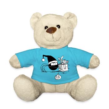Beth die Spinne - Das Weihnachtsgeschenk - Teddy - Atollblau - Vorne