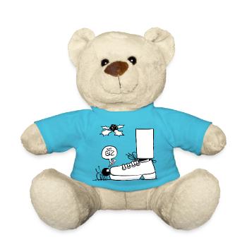 Beth die Spinne - Der Kuss unter dem Mistelzweig - Teddy - Atollblau - Vorne