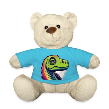 Regenbogen Echse - Teddy - Atollblau - Vorne
