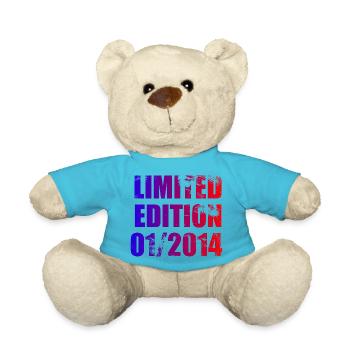 10th Birthday Limited Edition 01/2014 - Teddy Bear - atoll blue - Front