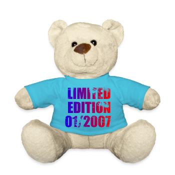 17th Birthday Limited Edition 01/2007 - Teddy Bear - atoll blue - Front