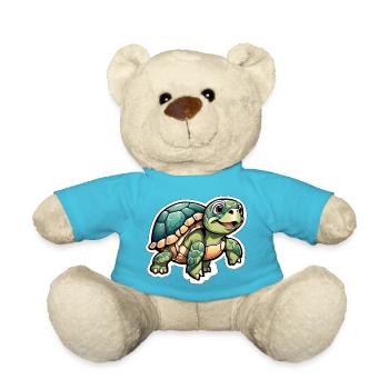 Süsse Wasserschildkröte - Teddy - Atollblau - Vorne