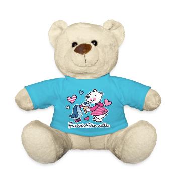 Freunde teilen alles - Teddy - Atollblau - Vorne