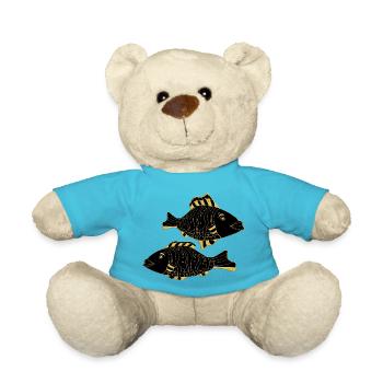 Poissons - Nounours - bleu outremer - Devant