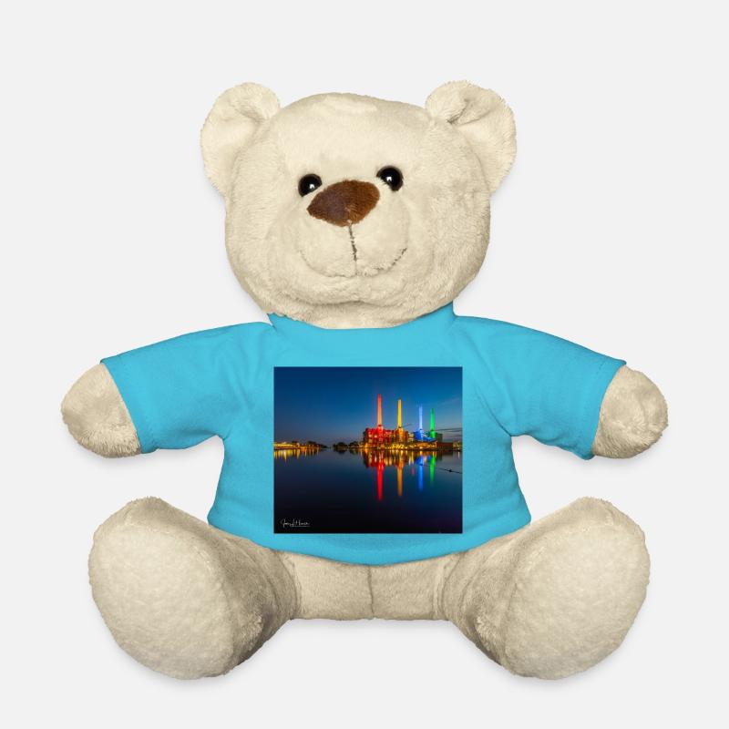 Kraftwerk bunt Wolfsburg - Teddy - Atollblau